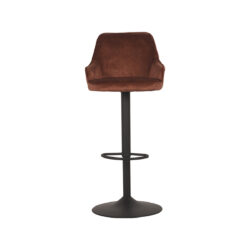 LABEL51 Barkruk Fender - Rust - Velours - Zithoogte 64-84