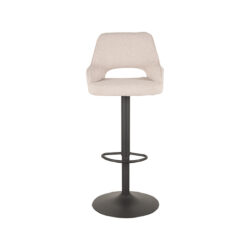 LABEL51 Barkruk Fer - Naturel - Boucle - Zithoogte 64-84