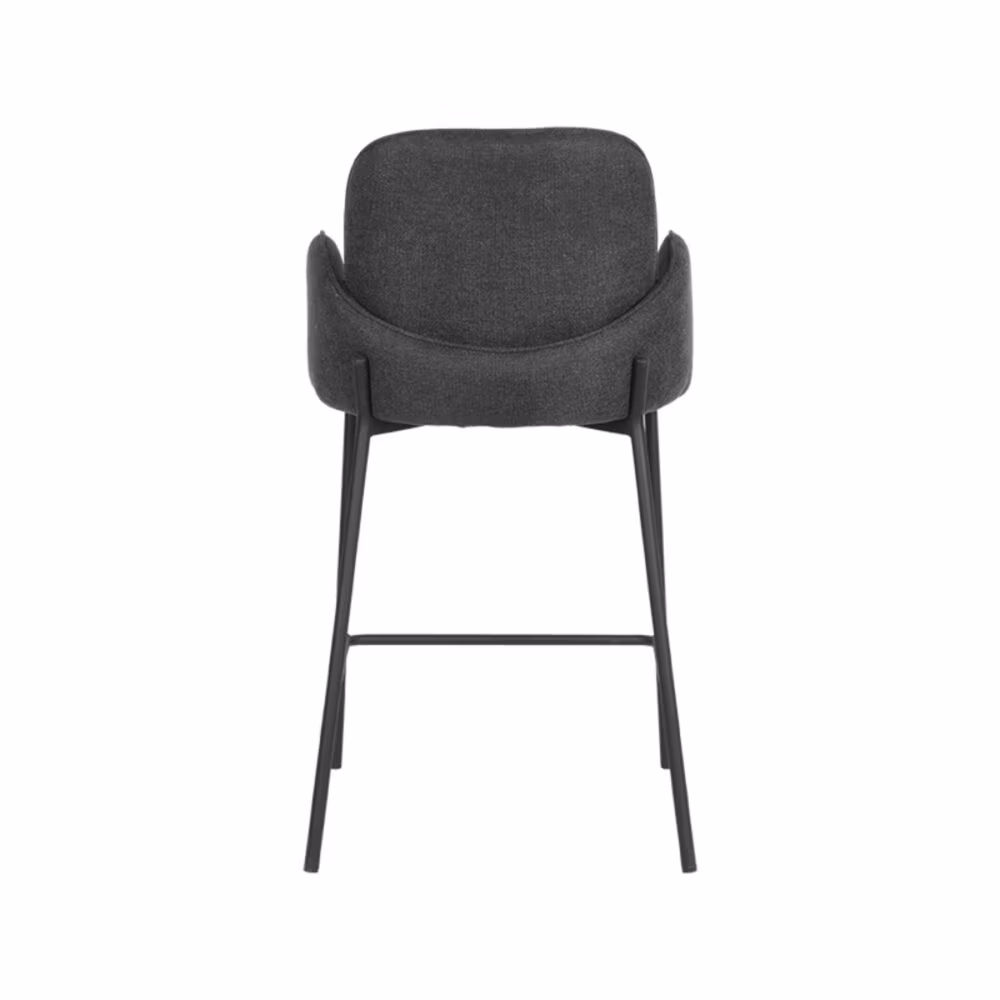 D-MAXX Barkruk Jari - Antraciet - Weave - Zithoogte 65