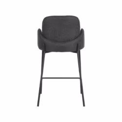 D-MAXX Barkruk Jari - Antraciet - Weave - Zithoogte 65