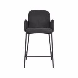 D-MAXX Barkruk Jari - Antraciet - Weave - Zithoogte 65