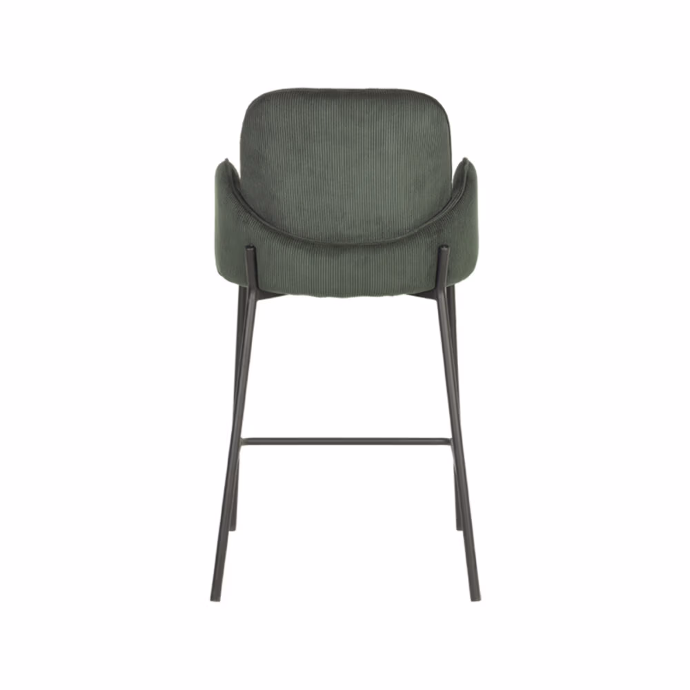 D-MAXX Barkruk Jari - Army green - Ribcord - Zithoogte 65