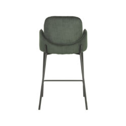 D-MAXX Barkruk Jari - Army green - Ribcord - Zithoogte 65