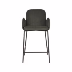 D-MAXX Barkruk Jari - Army green - Ribcord - Zithoogte 65