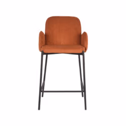 D-MAXX Barkruk Jari - Rust - Ribcord - Zithoogte 65