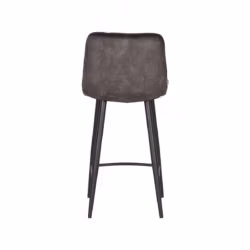 LABEL51 Barkruk Jelt - Antraciet - Velours - Zithoogte 66