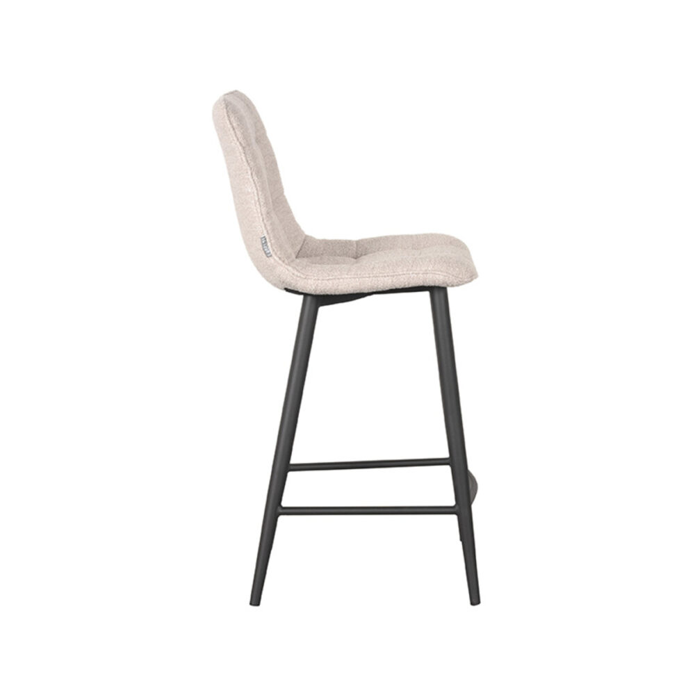 LABEL51 Barkruk Jelt - Naturel - Boucle - Zithoogte 66
