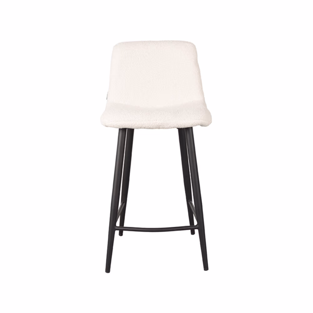 LABEL51 Barkruk Jep - Ivory - Teddy - Zithoogte 66