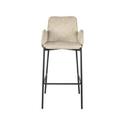 LABEL51 Barkruk Joni - Beige - Elegance - Zithoogte 78