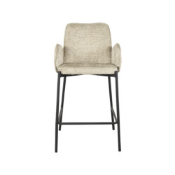 LABEL51 Barkruk Joni - Beige - Elegance - Zithoogte 65