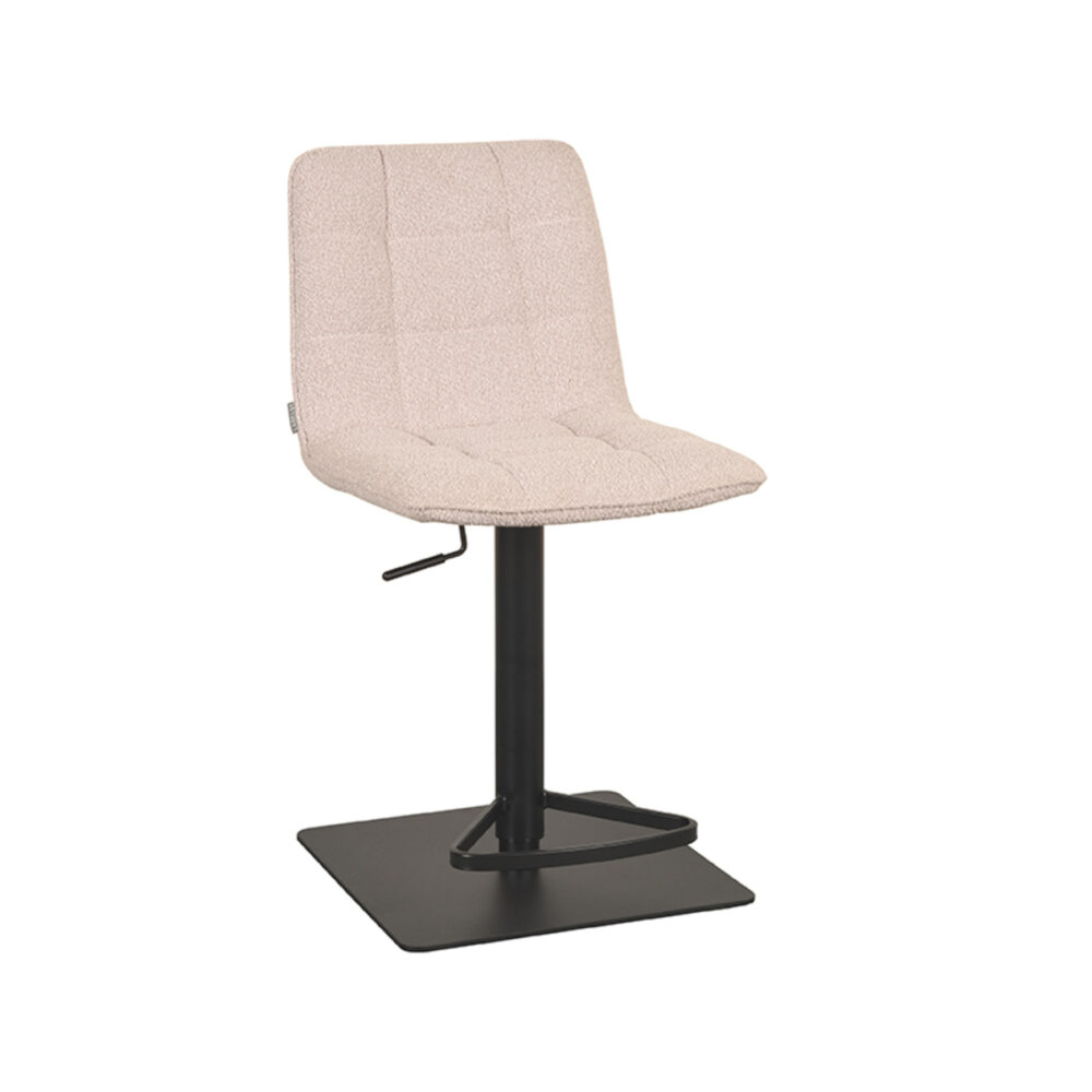 LABEL51 Barkruk Juul - Naturel - Boucle - Zithoogte 55-81