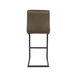 LABEL51 Barkruk Milo - Army green - Microfiber - Zithoogte 66