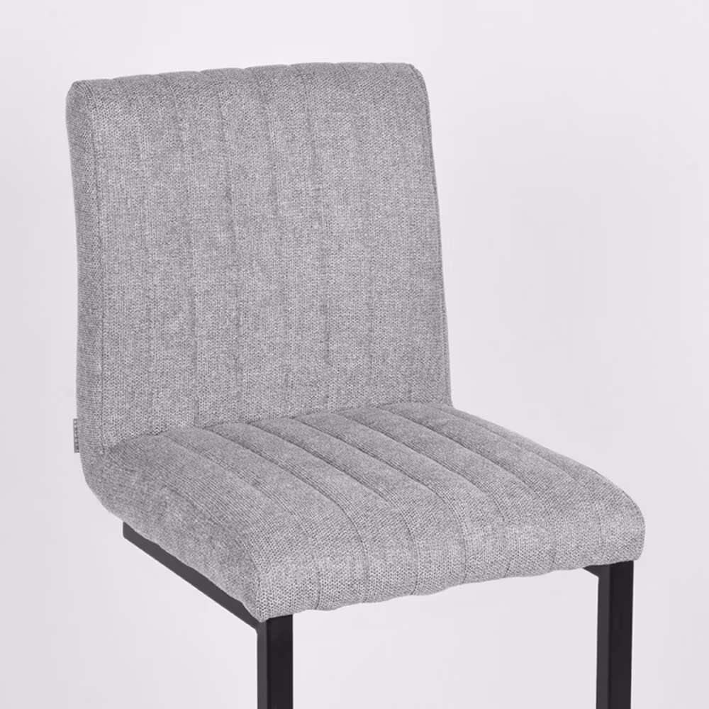 LABEL51 Barkruk Milo - Zinc - Synthetisch - Zithoogte 66