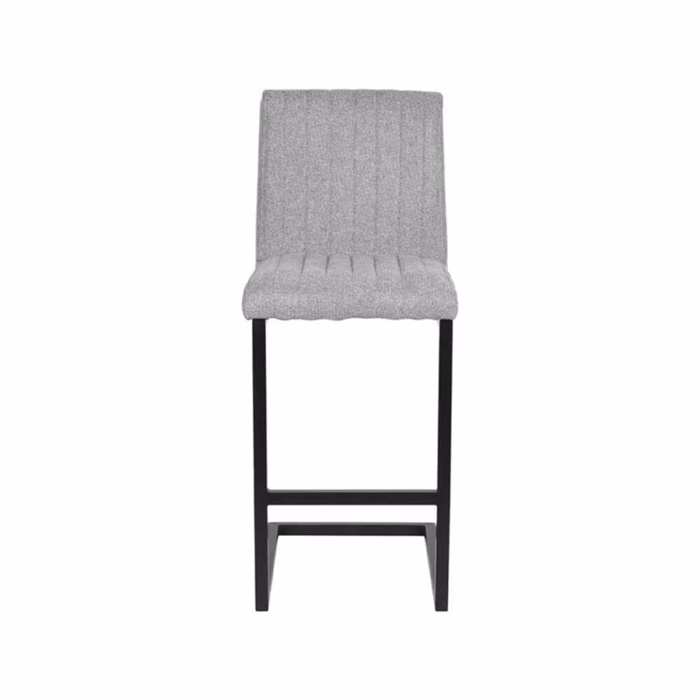 LABEL51 Barkruk Milo - Zinc - Synthetisch - Zithoogte 66