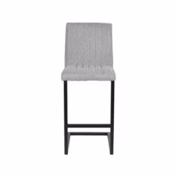 LABEL51 Barkruk Milo - Zinc - Synthetisch - Zithoogte 66