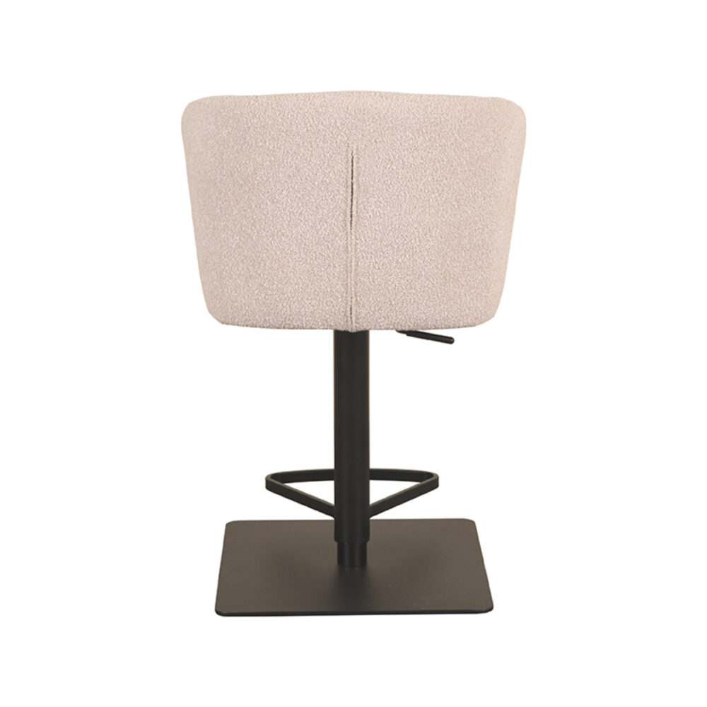 LABEL51 Barkruk Wave - Naturel - Boucle - Zithoogte 56-82