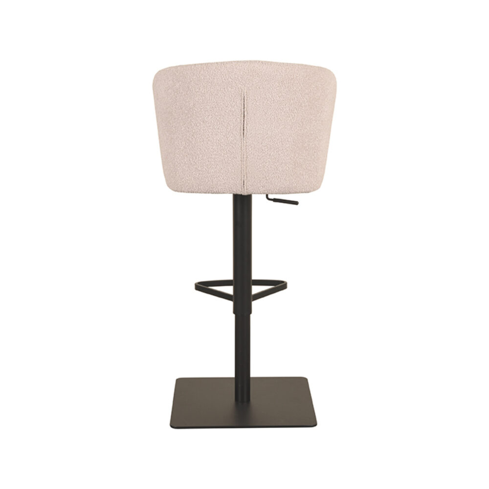 LABEL51 Barkruk Wave - Naturel - Boucle - Zithoogte 56-82