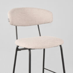 LABEL51 Barkruk Zack - Naturel - Boucle - Zithoogte 56