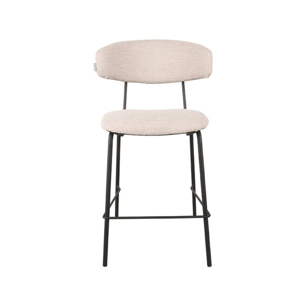 LABEL51 Barkruk Zack - Naturel - Boucle - Zithoogte 56