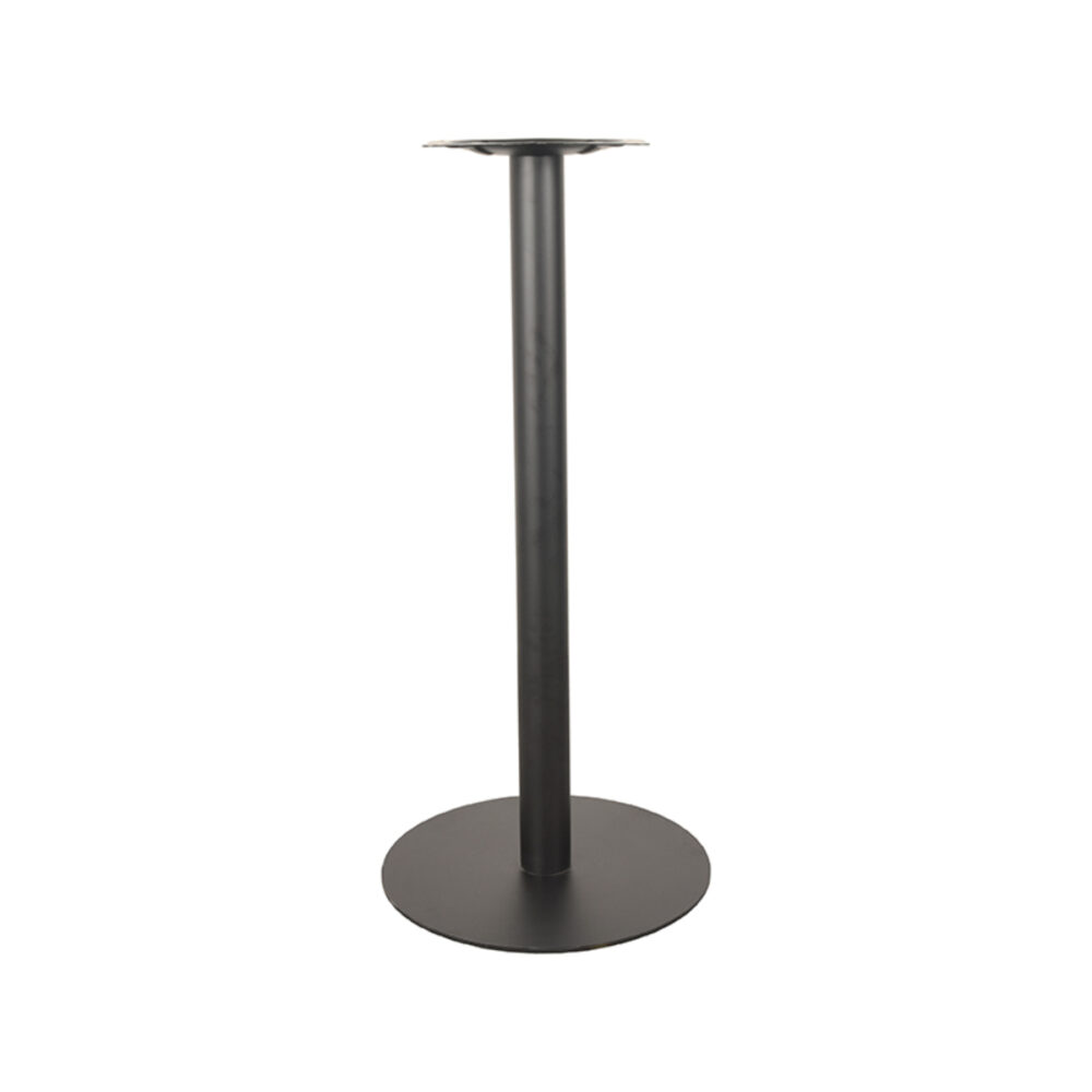 LABEL51 Bartafel Tafelpoot Enkel - Zwart - Metaal - Enkel Rond 108 cm