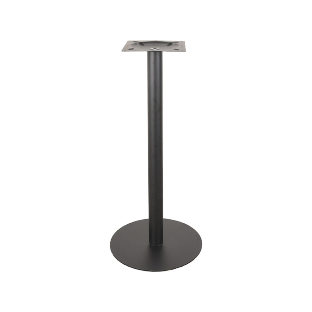 LABEL51 Bartafel Tafelpoot Enkel - Zwart - Metaal - Enkel Rond 108 cm