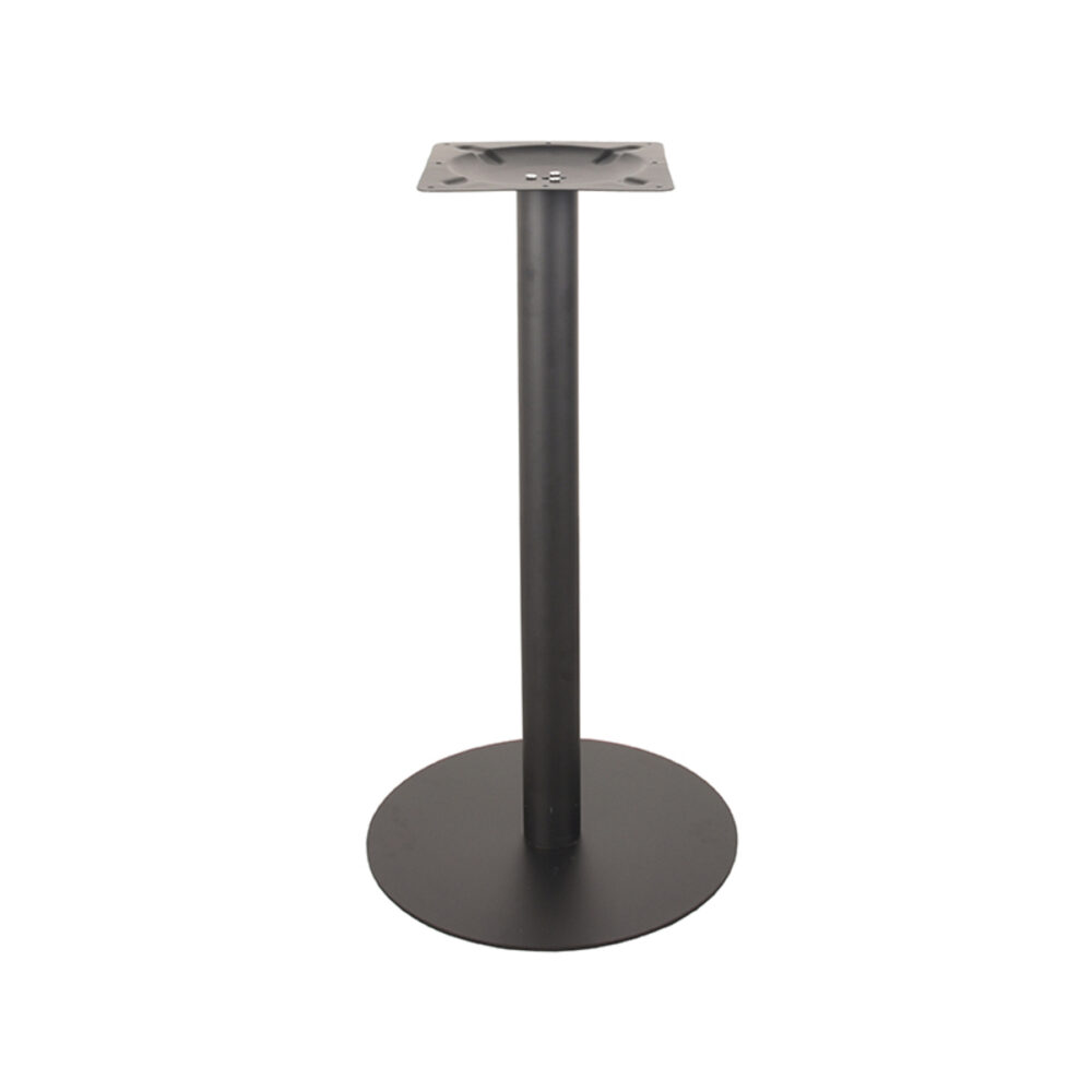 LABEL51 Bartafel Tafelpoot Enkel - Zwart - Metaal - Enkel Rond 92 cm