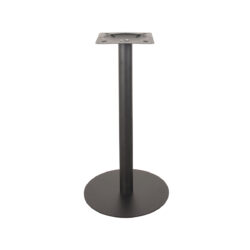 LABEL51 Bartafel Tafelpoot Enkel - Zwart - Metaal - Enkel Rond 92 cm