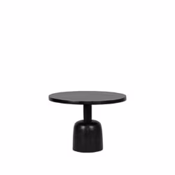 LABEL51 Bijzettafel Wink - Zwart - Metaal - 50 cm