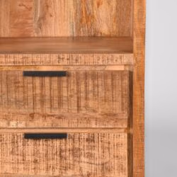 LABEL51 Boekkast Glasgow - Rough - Mangohout - Boekkast