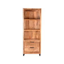 LABEL51 Boekkast Glasgow - Rough - Mangohout - Boekkast
