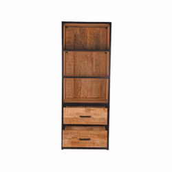 LABEL51 Boekkast Tampa - Rough - Mangohout - Boekkast