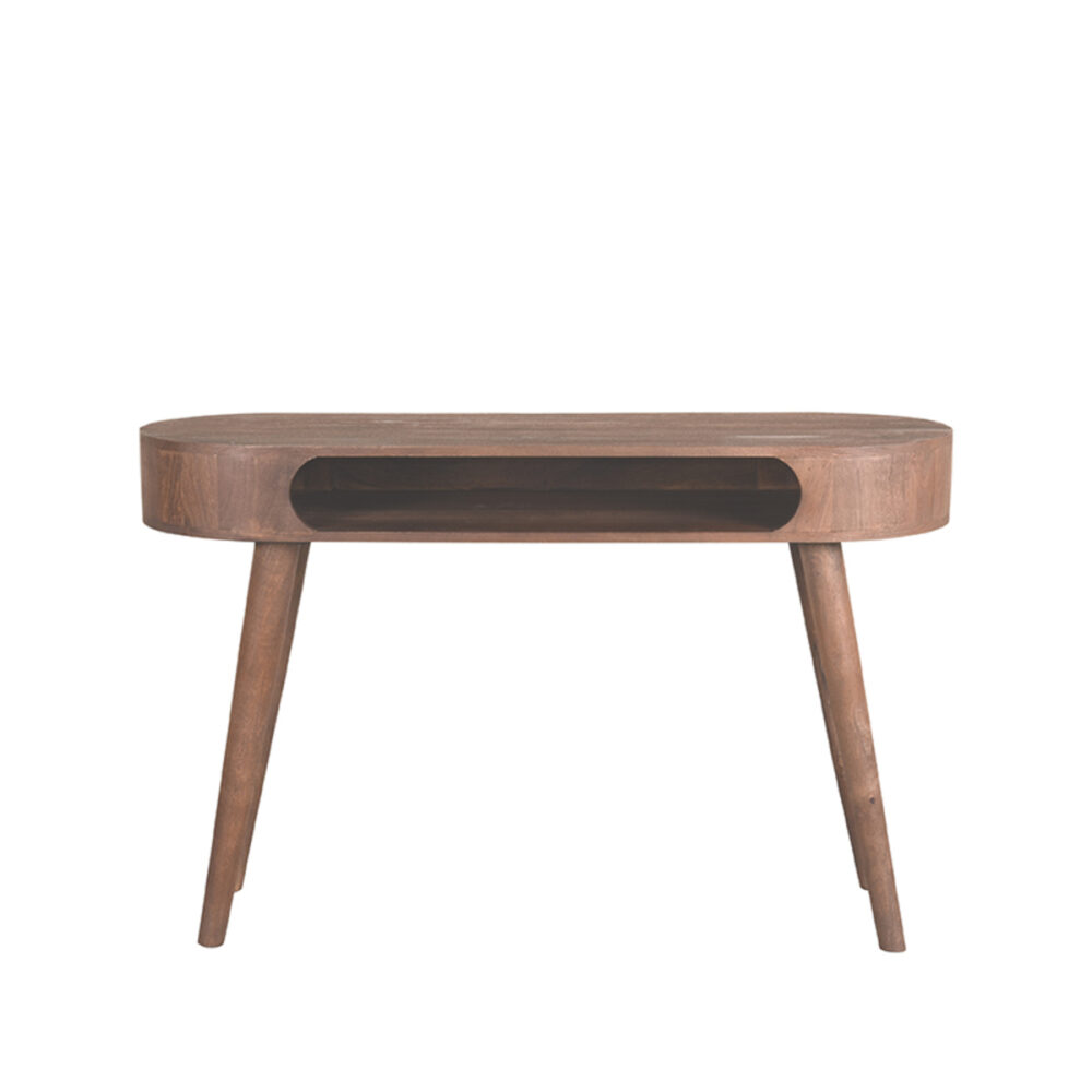 LABEL51 Bureau Bella - Espresso - Mangohout - 120 cm