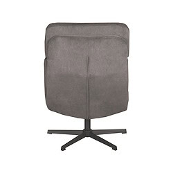 Zit-stoel van Mokana Meubelen in modern grijze stof met draaibare basis, ideaal voor kantoor of thuiswerkplek. Professioneel en comfortabel design, perfect voor elke werkomgeving.