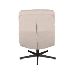 LABEL51 Fauteuil Alvar - Naturel - Boucle - Excl. Hocker