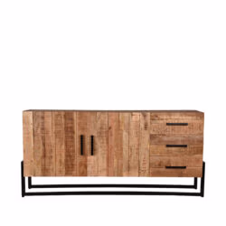 LABEL51 Dressoir Bolivia - Rough - Mangohout - Dressoir