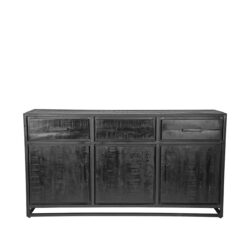 LABEL51 Dressoir Chili - Zwart - Mangohout - Dressoir
