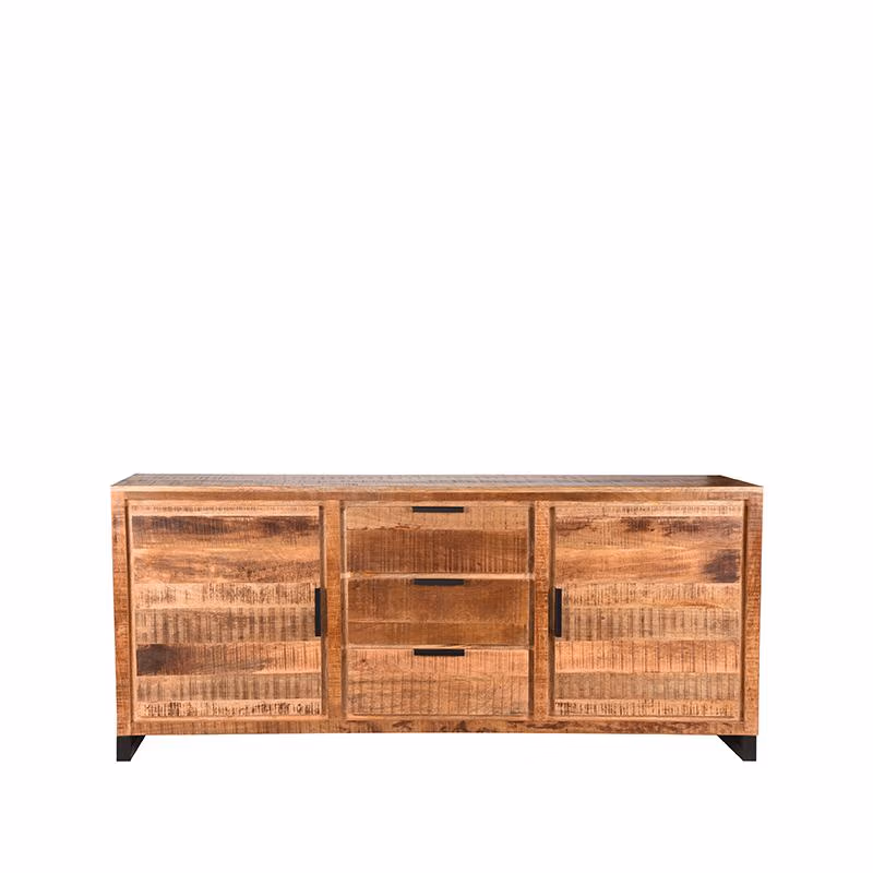 LABEL51 Dressoir Glasgow - Rough - Mangohout - Dressoir