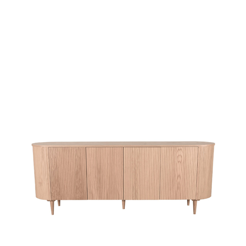 LABEL51 Dressoir Oliva - Naturel - Eiken - Dressoir 220 cm