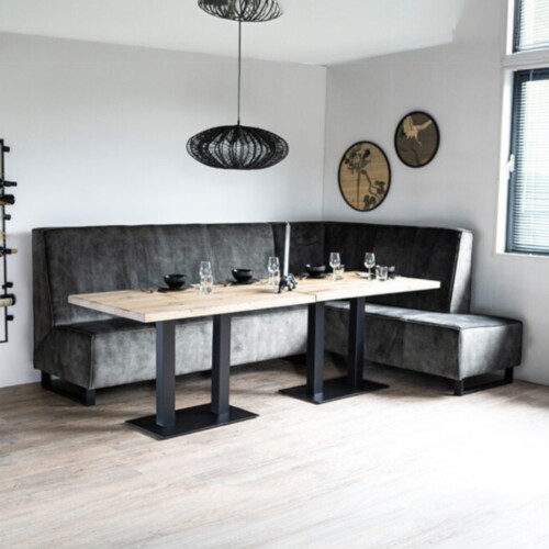 Eetkamerbank Jelle van Sevn hoekbank Mokana Meubelen