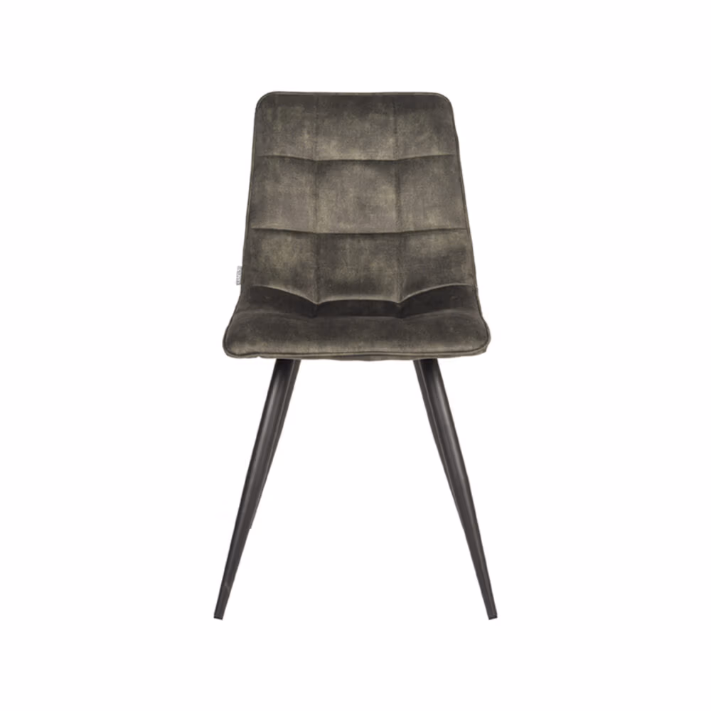 LABEL51 Eetkamerstoel Jelt - Hunter - Velours - Black Frame