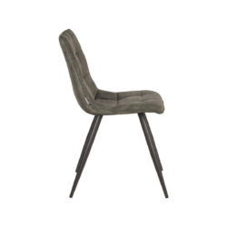 LABEL51 Eetkamerstoel Jelt - Hunter - Velours - Black Frame