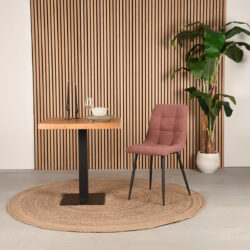 LABEL51 Eetkamerstoel Juul - Terra - Boucle - Black Frame