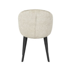 LABEL51 Eetkamerstoel Logan - Beige - Elegance - Black Frame