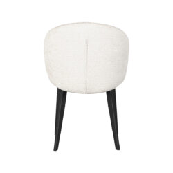 LABEL51 Eetkamerstoel Logan - Crème - Elegance - Black Frame