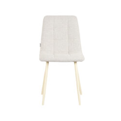 LABEL51 Eetkamerstoel Nino - Wit - Boucle - Shaded White Frame