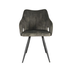 LABEL51 Eetkamerstoel Noud - Hunter - Velours - Black Frame