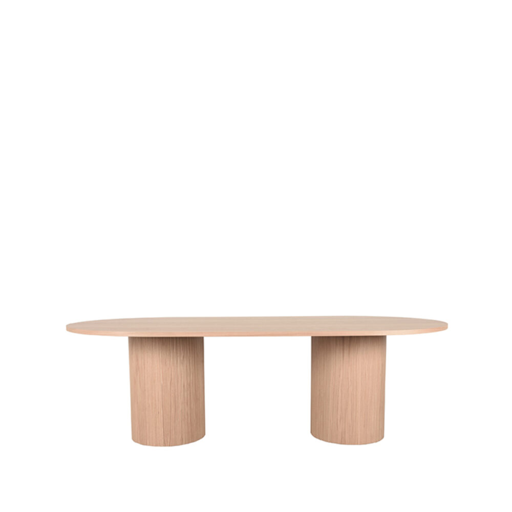 LABEL51 Eetkamertafel Oliva - Naturel - Eiken - 240x120 cm