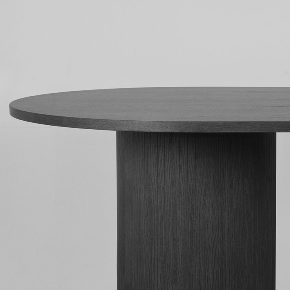 LABEL51 Eetkamertafel Oliva - Zwart - Eiken - 240x120 cm