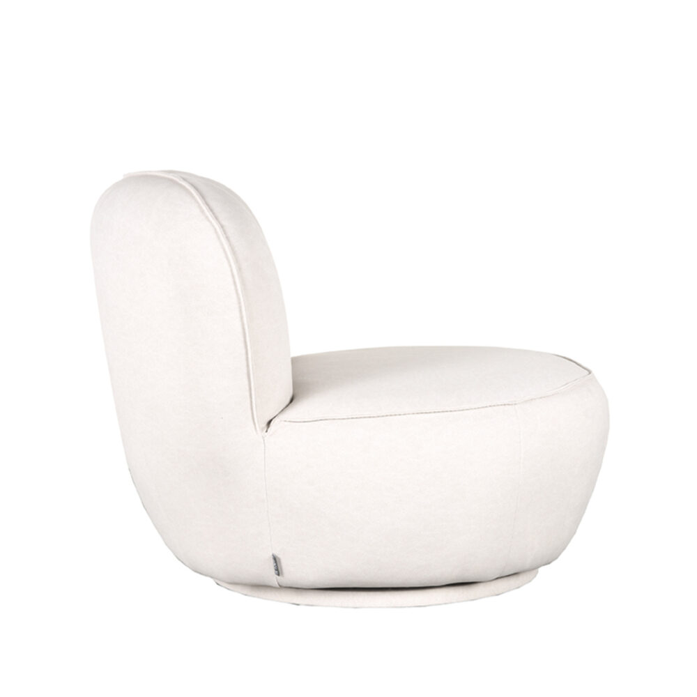 LABEL51 Fauteuil Bunny - Crème - Microfiber - One Size
