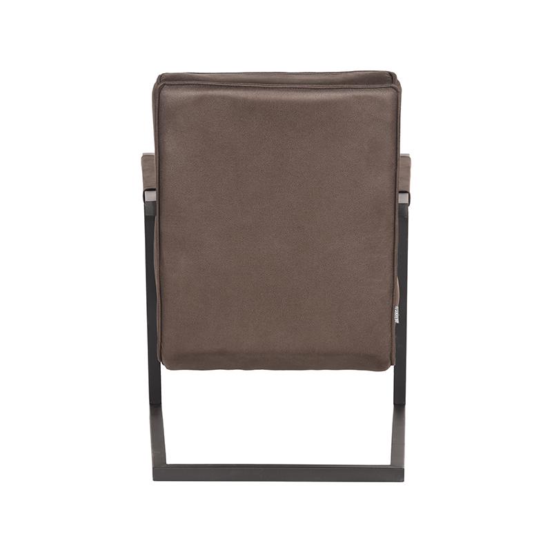 D-MAXX Fauteuil Denmark - Antraciet - Microfiber
